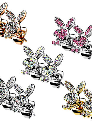 Ohrstecker Ohrringe Kristalle PLAYBOY® Bunny Hase