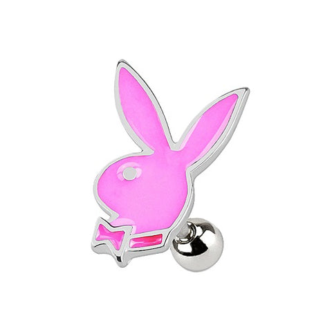 Tragus Ohr Piercing Schmuck Stecker Playboy Bunny Hase