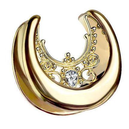 PES06 - Gold / 12mm ( halbrund )