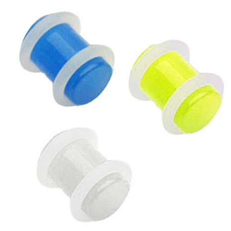 Flesh Ohr Plug UV Glow in the Dark