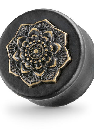 PH24 / 25mm - Mandala Blume schwarz