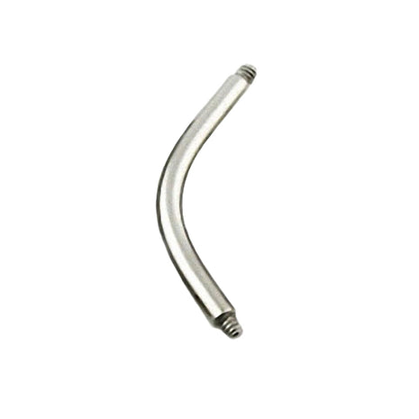 Piercing Ersatz Curved Barbell Chirurgenstahl Außengewinde