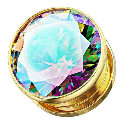 PSE08AB | 19mm - Gold / Rainbow