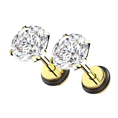 PSFX03 (Paar) - Gold | 8mm