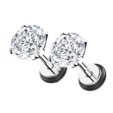 PSFX03 (Paar) - Silber | 8mm