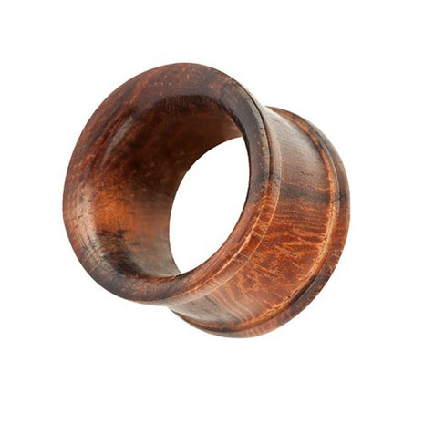 Flesh Tunnel Double Flared Holz Braun