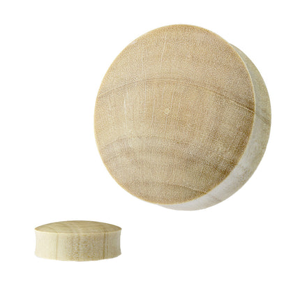 Holz Ohr Plug Piercing Hellbraun Krokodil Holz