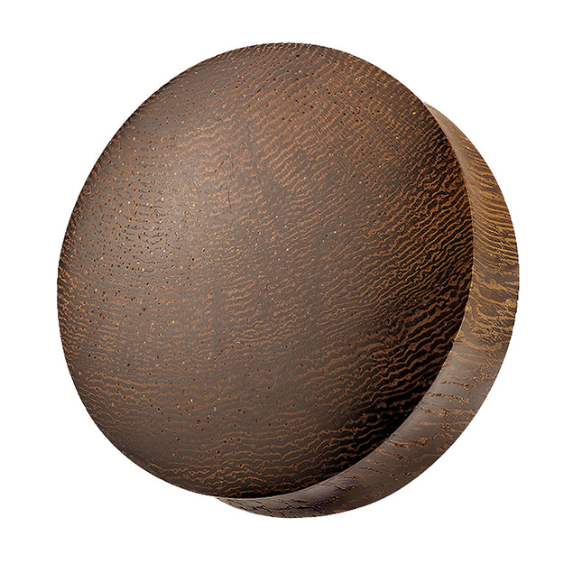 Holz Ohr Plug Piercing Dunkelbraun Snakewood Schlangenmuster