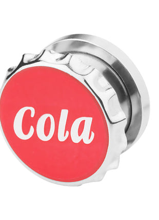 Flesh Screw Motif Picture Plug Crown Cap Cola Design 