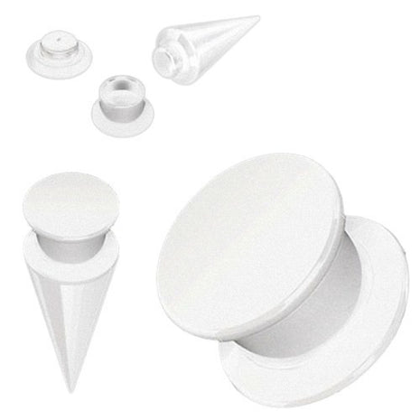 Flesh Screw Plug + Expansion Rod "2 in 1" Pure UV White 