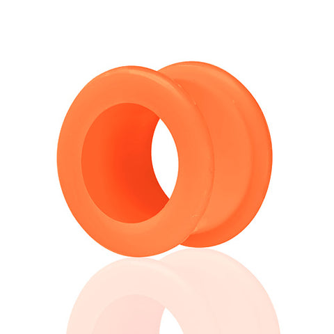 Silikon Flesh Tunnel - Orange