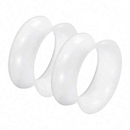 PXDH | Paar - Metallic - Weiß | 8mm