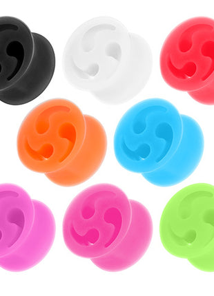 Silicone Flesh Ear Plug Triskele Tomoe Hider 