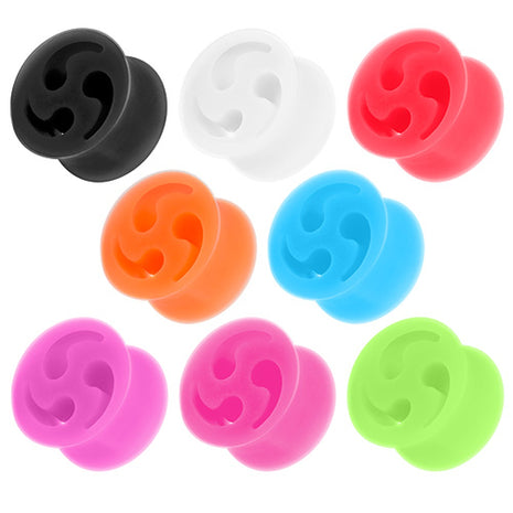 Silicone Flesh Ear Plug Triskele Tomoe Hider 