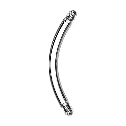 QXSAC | Silber -  ( gebogen ) - 1,6mm x 12mm