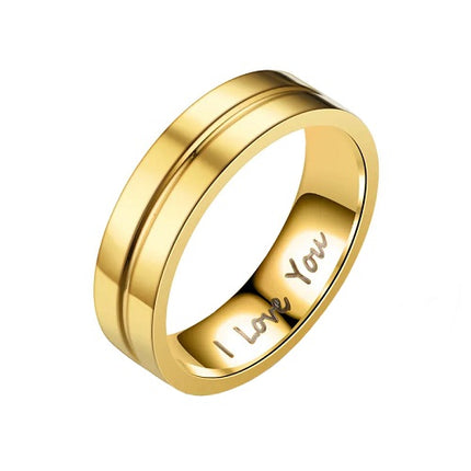 R-E001 | Gold ( ohne Kristalle )  - Größe 14