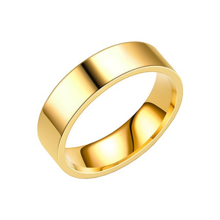 R-E004-6mm  | Gold - Größe 7