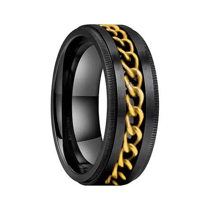 R-E011 | Schwarz - Gold | Größe 7