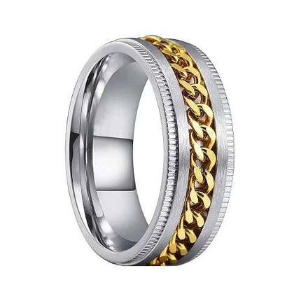 R-E011 | Silber - Gold | Größe 12