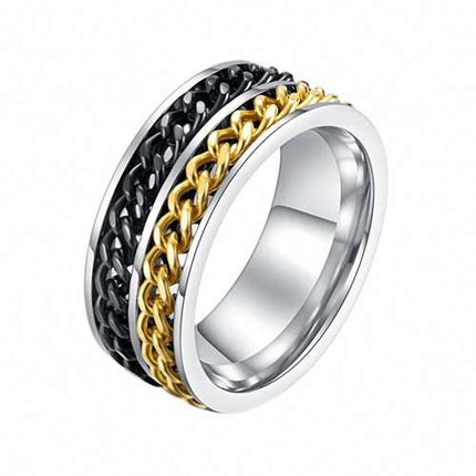 R-E029 - Schwarz | Gold - Größe 11