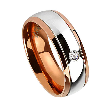 R-M2956 - Größe 7 | Rosegold | Breit: 6mm