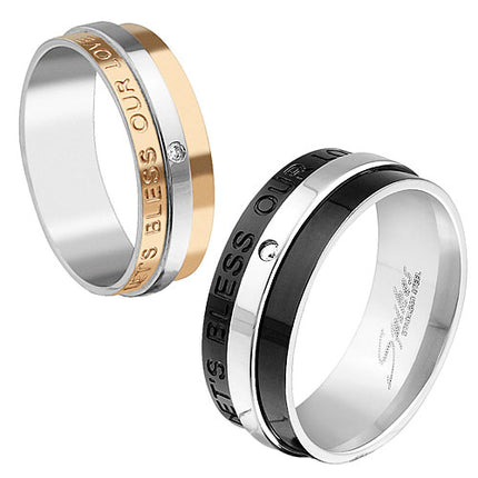 Partnerringe Liebesringe Verlobungsringe Eheringe Gravur Let's Bless Our Love