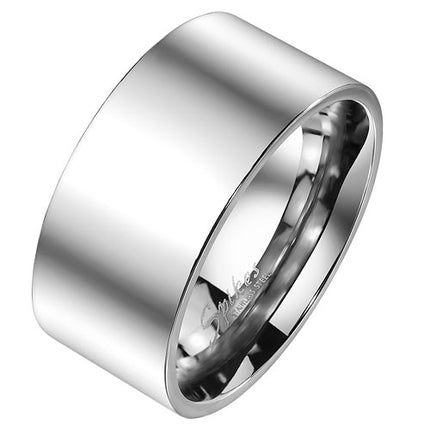 Edelstahl Unisex Herrenring Extra Breit hochglanz poliert Daumenring
