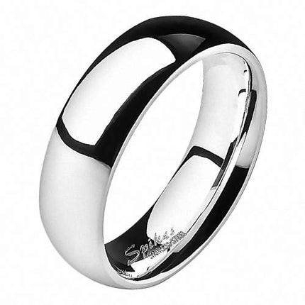 R001 / Silber - Größe 8 / Breit: 6mm