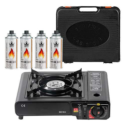 Stanmot  + 4 Gasflaschen