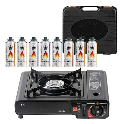 Stanmot  + 8 Gasflaschen