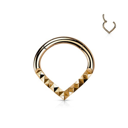 Nasen Septum Piercing Clicker Ohr Knorpel Helix Daith Chevron Style