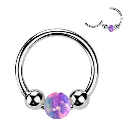 RH135 - Silber - Lila | 1,0mm x 8mm