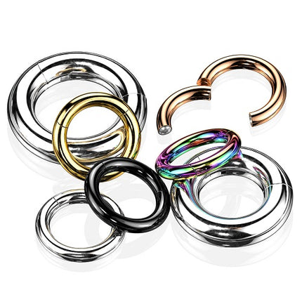 Dicker Septum Piercing Clicker Ring Universal Ohr Scharnier Segment Nase Intim