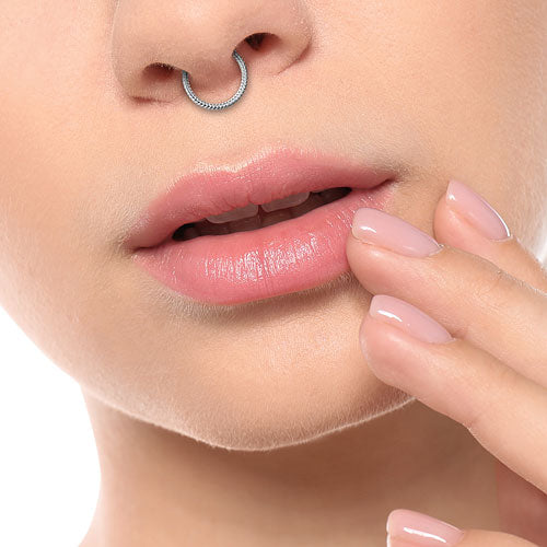 Septum Nasen Piercing Clicker Segment Ohr Ring Scharnier geflochten