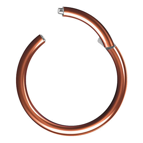 Septum Universal Piercing Scharnier Clicker Coffee Braun
