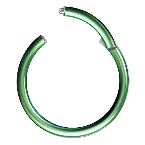 Septum Universal Piercing Scharnier Klicker Titan Grün