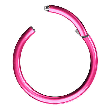 Septum Universal Piercing Scharnier Klicker Titan Pink