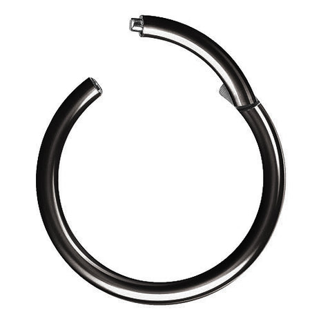 Septum Universal Piercing Scharnier Clicker Schwarz