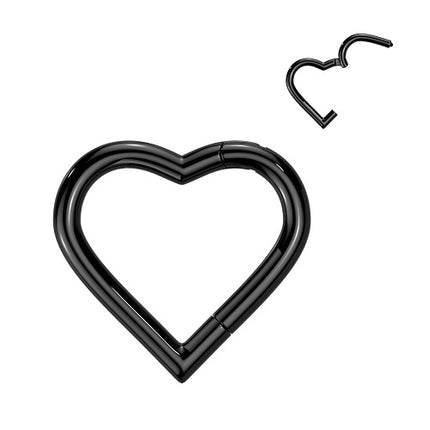 RHT35 (Herz)   - TITAN Schwarz / 1,0mm x 10mm