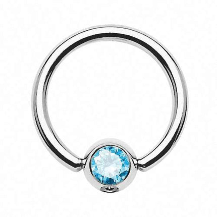 RS03 / Silber - Aqua / 1,2mm x 8mm x 3mm