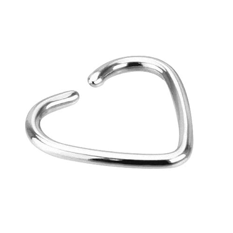 Tragus Ohr Knorpel Fake Piercing Herz Clip