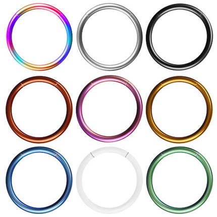 Segment Universal Septum Ohr Tragus Piercing Smooth Ring