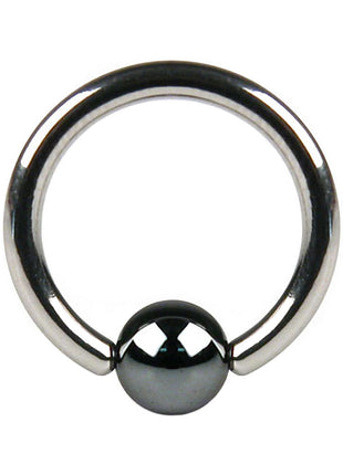 Septum piercing intimate piercing clamp ring ball black 