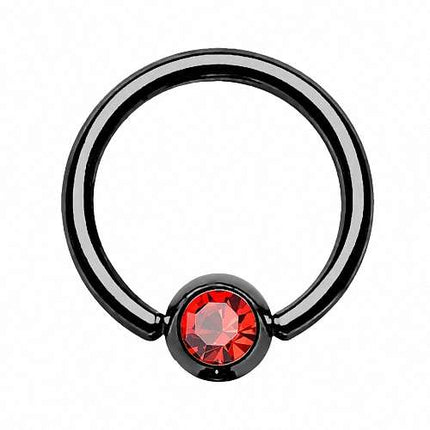 RT03 / Schwarz - Rot / 1,6mm x 12mm x 5mm