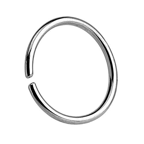 Nasenpiercing Septum Piercing Continuous Ring 925 Silber