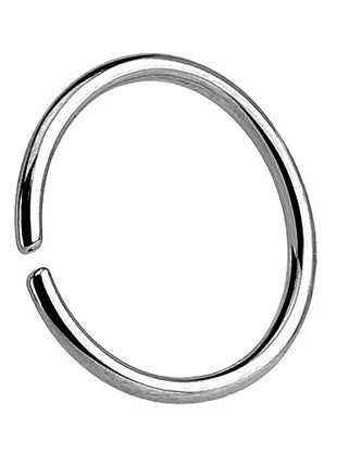 Nasenpiercing Septum Piercing Continuous Ring 925 Silber