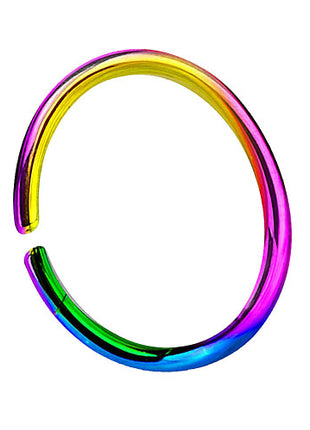 Nasenpiercing Septum Piercing Continuous Ring Rainbow