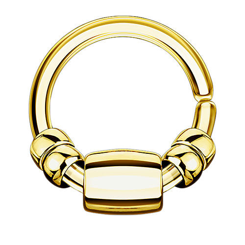 Universal Ohr Piercing Continuous Ring mit Zylinder und Ringen