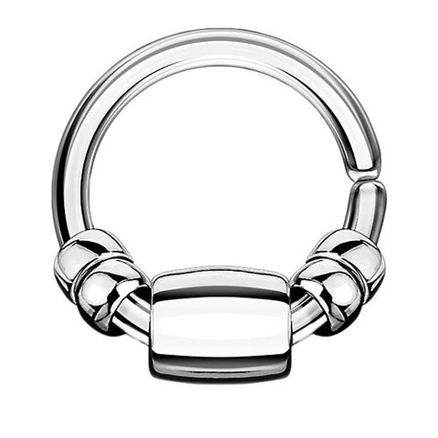 Universal Ohr Piercing Continuous Ring mit Zylinder und Ringen