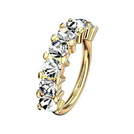 RXS01 | Gold - Clear | 1,2mm x 8mm